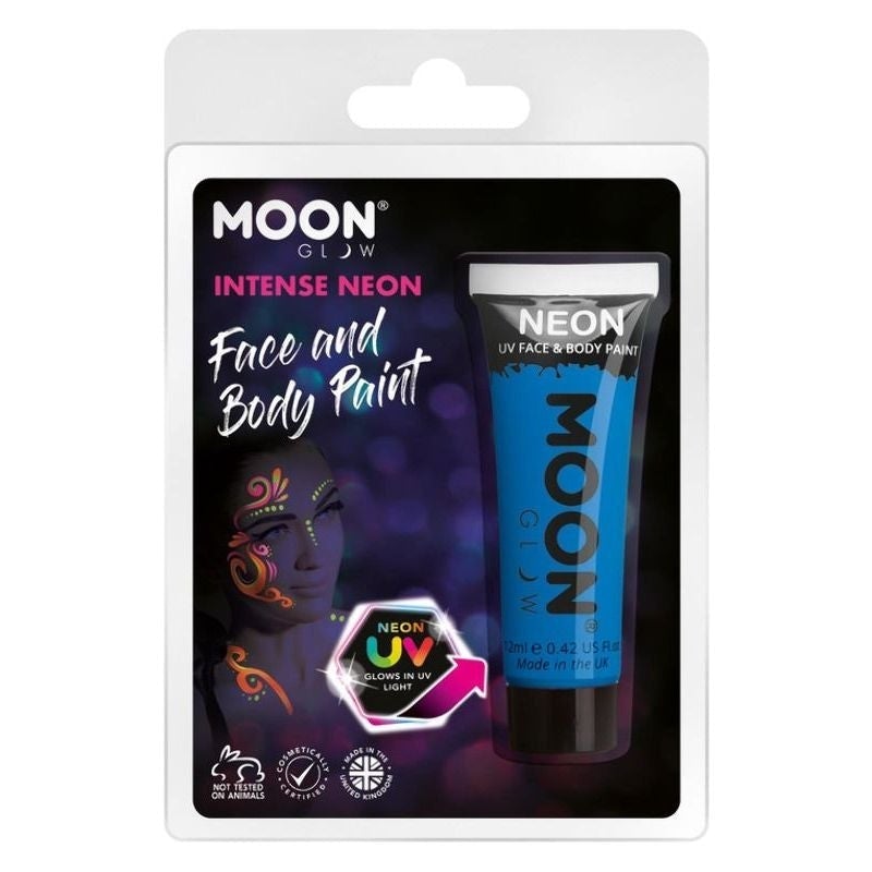Moon Glow Intense Neon UV Face Paint Clamshell, 12ml Costume Make Up_1