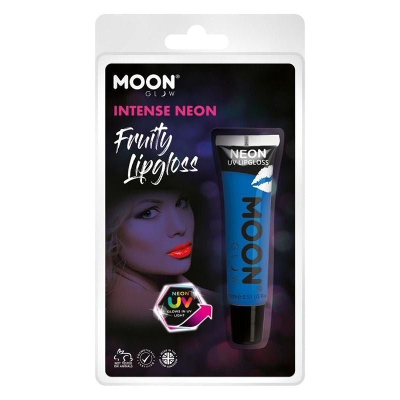 Moon Glow Intense Neon UV Fruity Lipgloss Choice of 8 Colours 15ml Costume Make Up 4