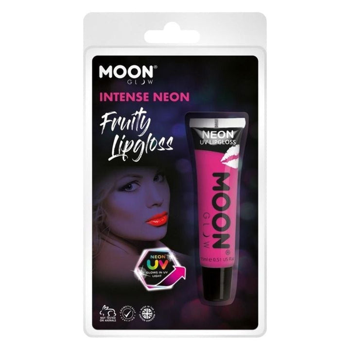 Moon Glow Intense Neon UV Fruity Lipgloss Clamshell, 15ml Costume Make Up_5