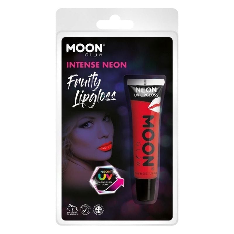 Moon Glow Intense Neon UV Fruity Lipgloss Choice of 8 Colours 15ml Costume Make Up 6