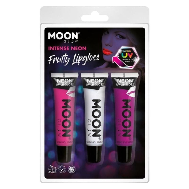 Moon Glow Intense Neon UV Fruity Lipgloss M37104 Costume Make Up_1