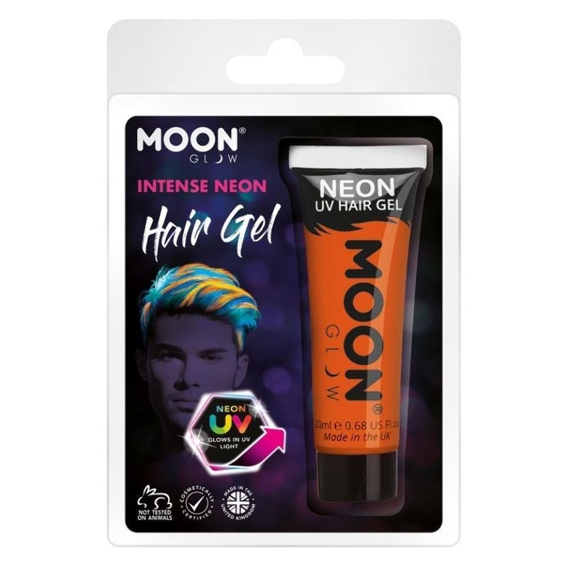 Moon Glow Intense Neon UV Hair Gel Clamshell 20ml Costume Make Up 4
