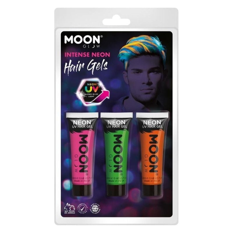 Moon Glow Intense Neon UV Hair Gel M36084 Costume Make Up 1