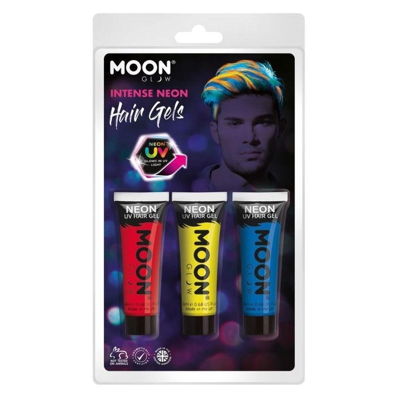 Moon Glow Intense Neon UV Hair Gel M36091 Costume Make Up_1