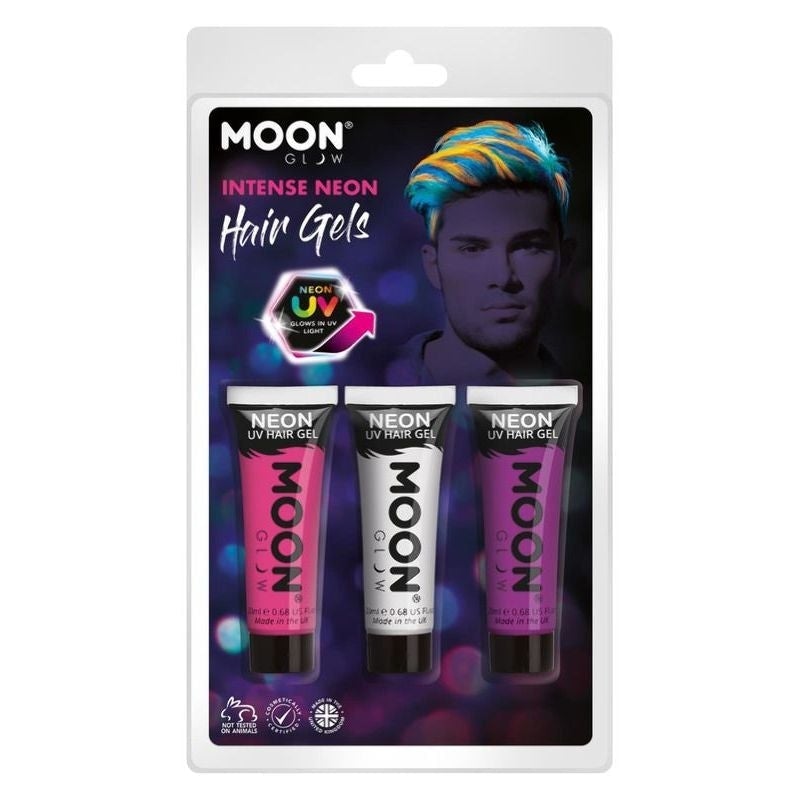 Moon Glow Intense Neon UV Hair Gel M36107 Costume Make Up 1