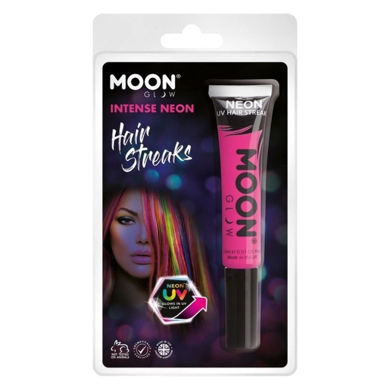 Moon Glow Intense Neon UV Hair Streaks Clamshell, 15ml M36541 Costume Make Up_2