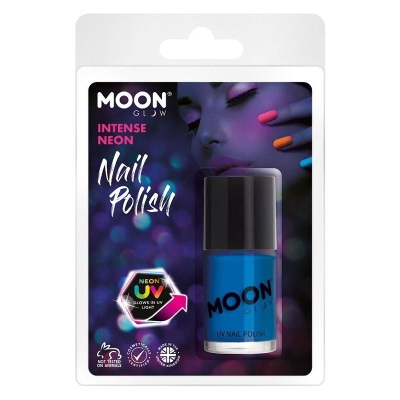 Moon Glow Intense Neon UV Nail Polish Clamshell 14ml Costume Make Up 1