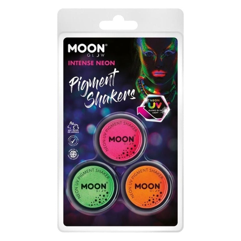 Moon Glow Intense Neon UV Pigment Shakers M34080 Costume Make Up 1