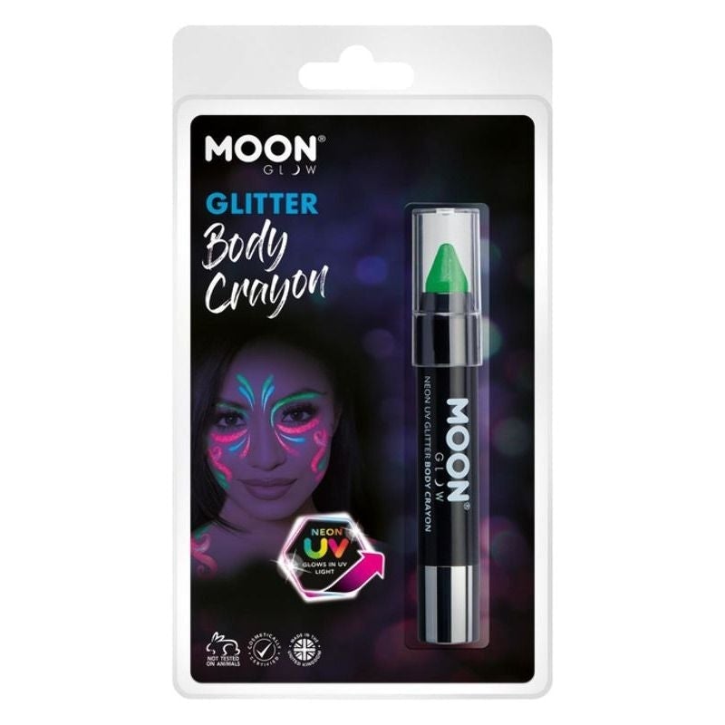 Moon Glow Neon UV Glitter Body Crayons 3.5g Clamshell_2 sm-M39559