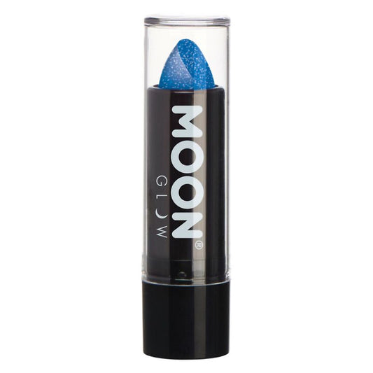 Moon Glow - Neon UV Glitter Lipstick Blue M8480 Costume Make Up 1