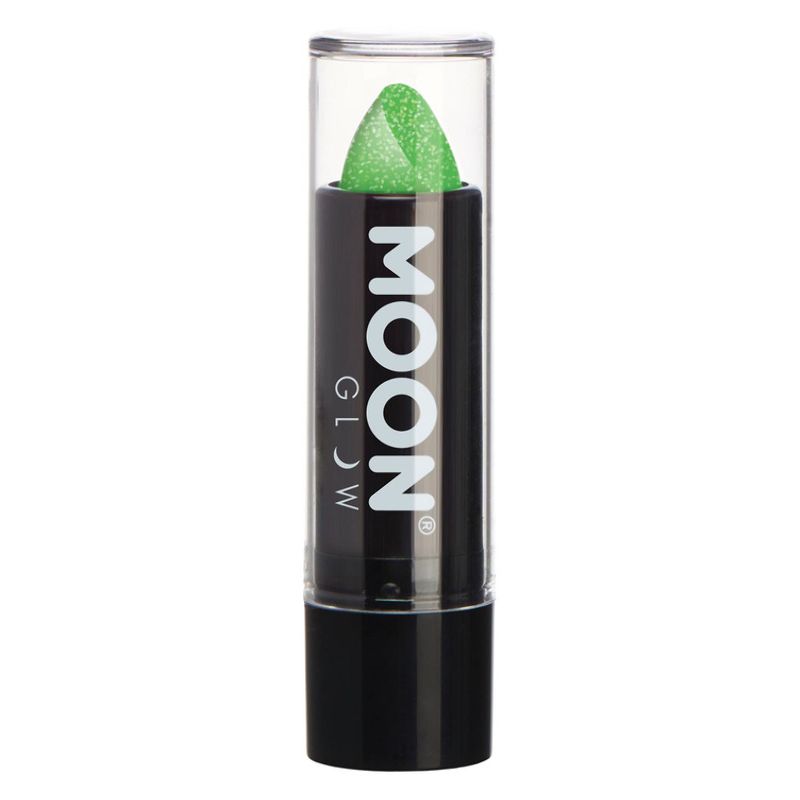 Moon Glow - Neon UV Glitter Lipstick Green M8473 Costume Make Up 1