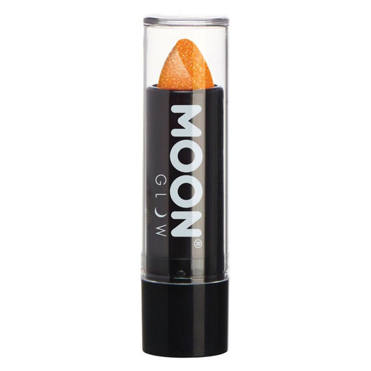 Moon Glow - Neon UV Glitter Lipstick Orange M8442 Costume Make Up 1