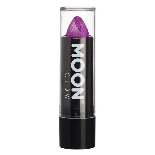 Moon Glow - Neon UV Glitter Lipstick Purple M8497 Costume Make Up 1