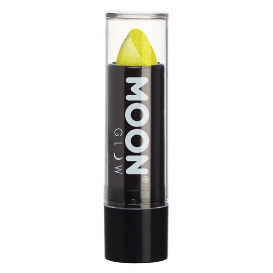 Moon Glow - Neon UV Glitter Lipstick Yellow M8459 Costume Make Up 1