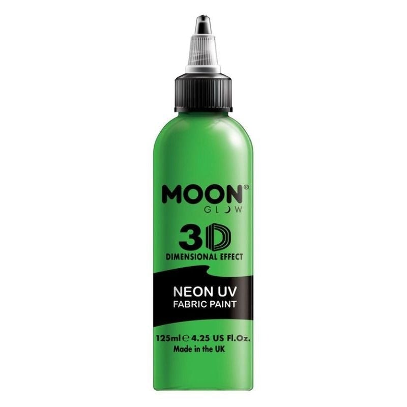 Moon Glow Neon UV Intense Adult Fabric Paint 125ml Single Costume Make Up 2