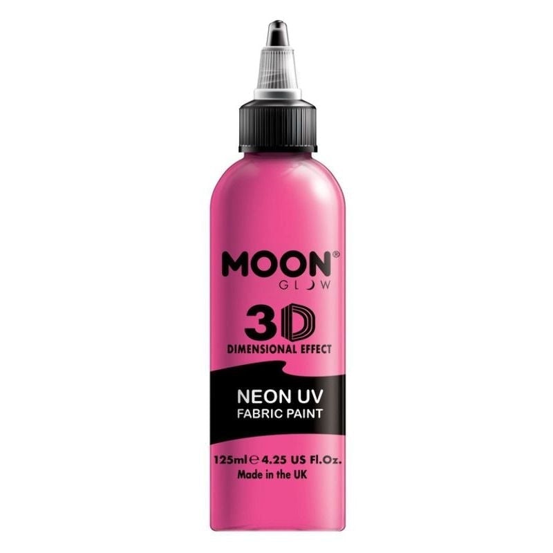 Moon Glow Neon UV Intense Adult Fabric Paint 125ml Single Costume Make Up 4