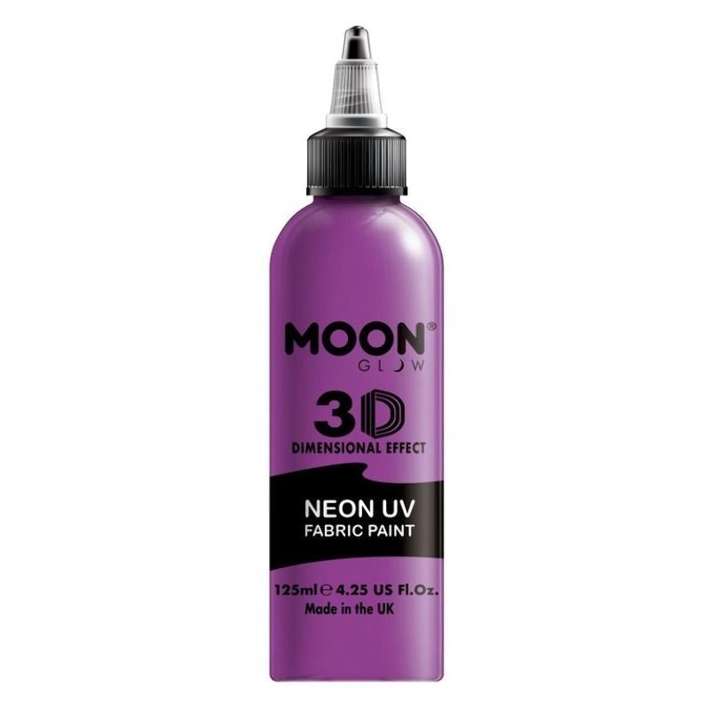 Moon Glow Neon UV Intense Adult Fabric Paint 125ml Single Costume Make Up 5