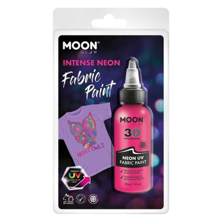 Moon Glow Neon UV Intense Fabric Paint 30ml Clamshell Costume Make Up_4