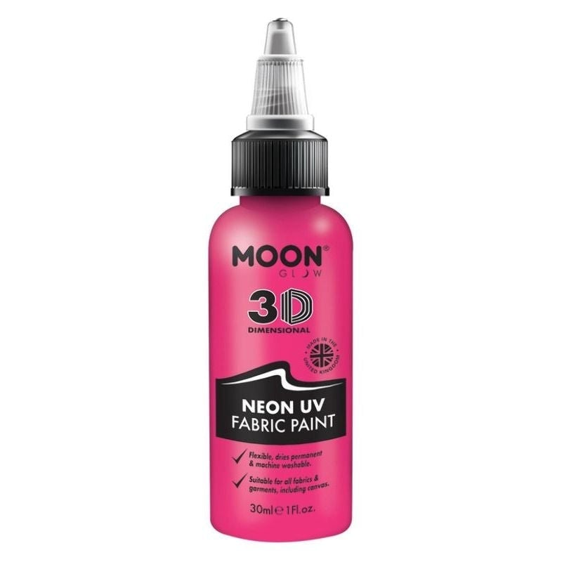 Moon Glow Neon UV Intense Fabric Paint 30ml Single Costume Make Up 4