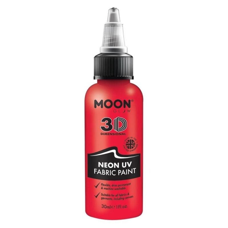 Moon Glow Neon UV Intense Fabric Paint 30ml Single Costume Make Up 6