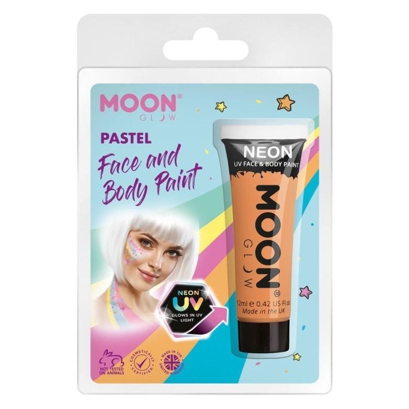 Moon Glow Pastel Neon UV Face Paint Clamshell 12ml Costume Make Up 6