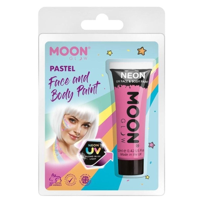 Moon Glow Pastel Neon UV Face Paint Clamshell 12ml Costume Make Up 7