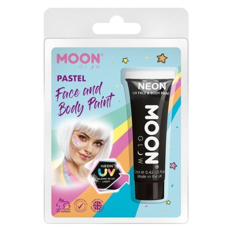 Moon Glow Pastel Neon UV Face Paint Clamshell, 12ml Costume Make Up_1