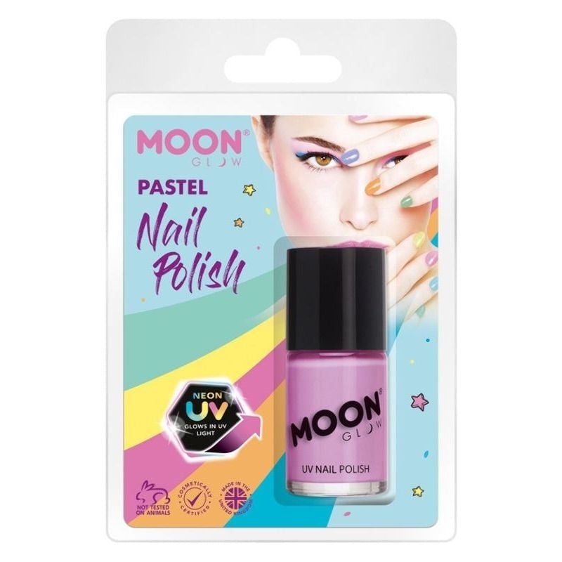 Moon Glow Pastel Neon UV Nail Polish Choice Of 8 Colours 14ml Costume Make Up 5