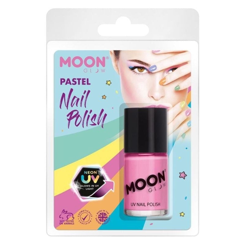 Moon Glow Pastel Neon UV Nail Polish Choice Of 8 Colours 14ml Costume Make Up 7