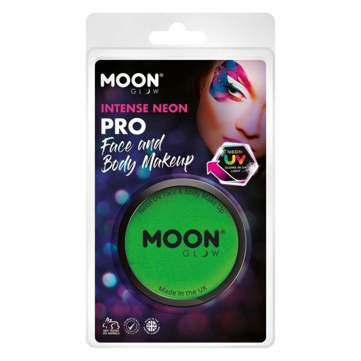 Moon Glow Pro Intense Neon UV Cake Pot Clamshell, 36g Costume Make Up_2