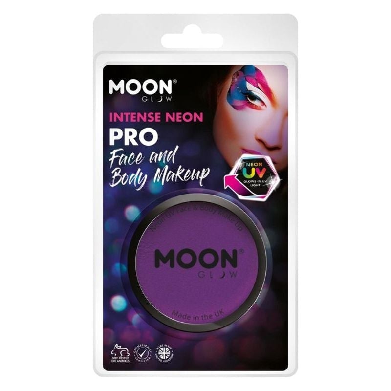 Moon Glow Pro Intense Neon UV Cake Pot Clamshell, 36g Costume Make Up_5