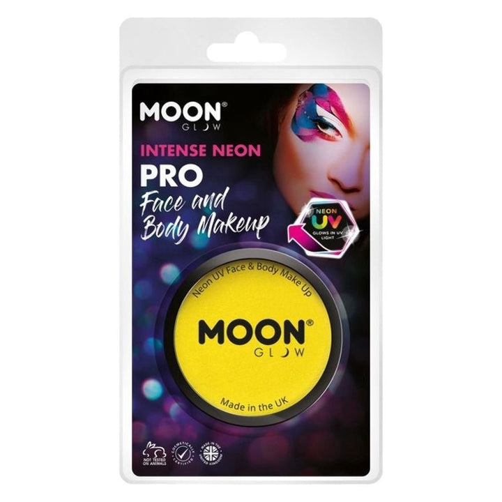 Size Chart Moon Glow Pro Intense Neon UV Cake Pot Clamshell, 36g Costume Make Up