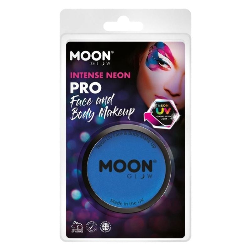Moon Glow Pro Intense Neon UV Cake Pot Clamshell, 36g Costume Make Up_1