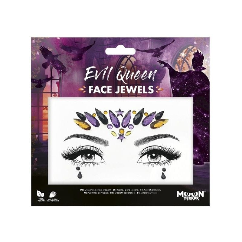 Moon Terror Face Jewels Evil Queen Costume Make Up 1