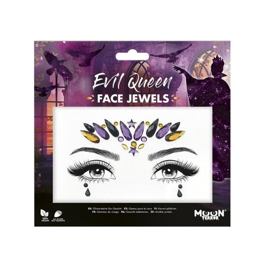 Moon Terror Face Jewels Evil Queen Costume Make Up 1