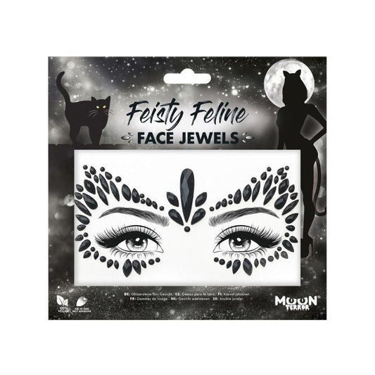 Moon Terror Face Jewels Feisty Feline Costume Make Up 1
