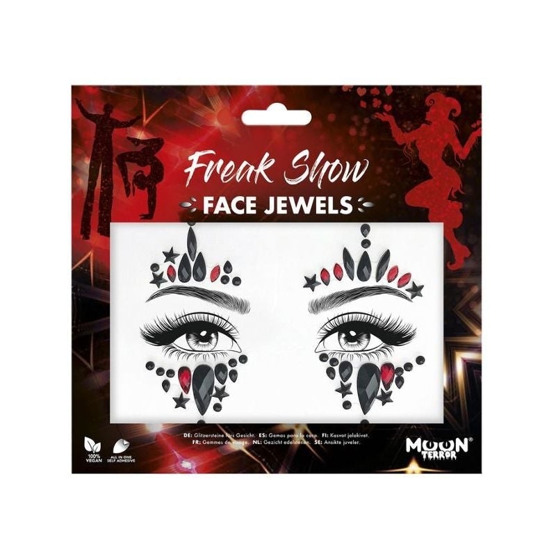 Moon Terror Face Jewels Freak Show Costume Make Up 1