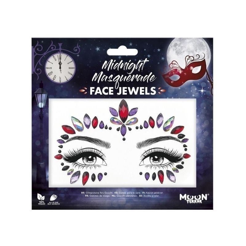 Moon Terror Face Jewels Midnight Masquerade Costume Make Up 1