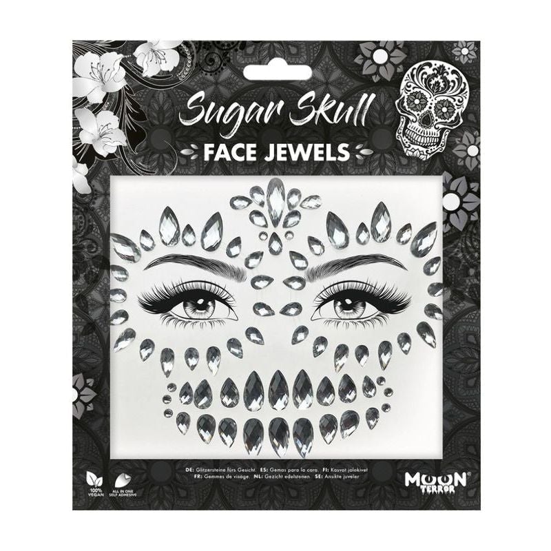Moon Terror Face Jewels Sugar Skull Costume Make Up 1
