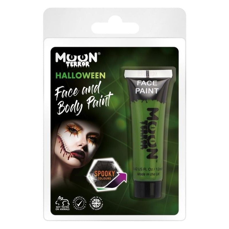 Moon Terror Halloween Face & Body Paint Clamshell 12ml Costume Make Up Moon Terror Halloween Face & Body Paint Clamshell 12ml Costume Make Up