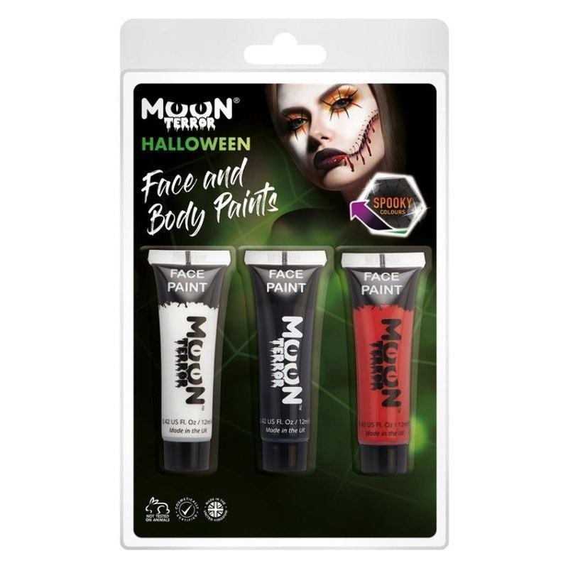 Moon Terror Halloween Face and Body Paint T10145 Costume Make Up 1