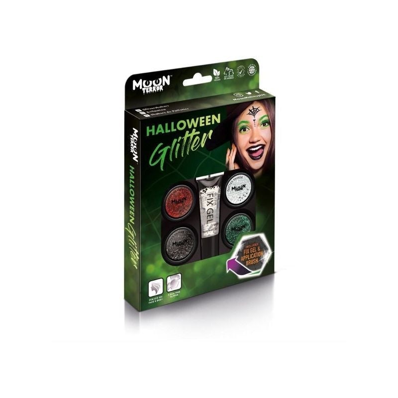 Moon Terror Halloween Glitter Shakers Assorted Costume Make Up 1