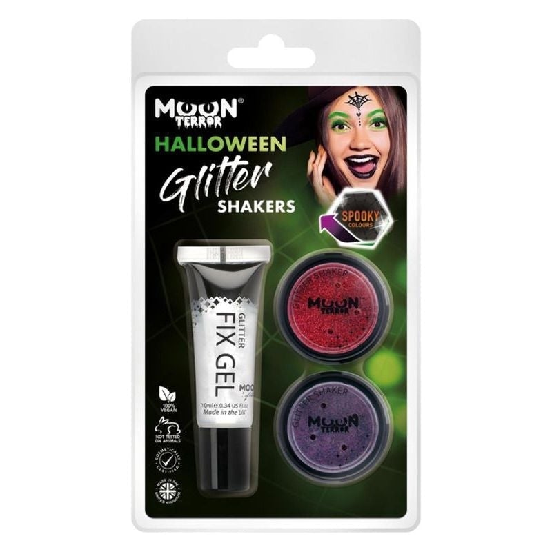 Moon Terror Halloween Glitter Shakers T08685 Costume Make Up 1