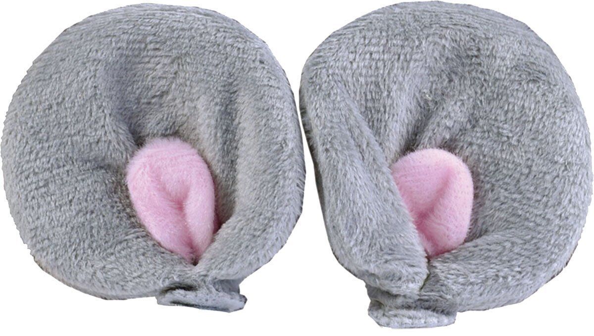 Mouse Ears Clip on Grey Animal 2
