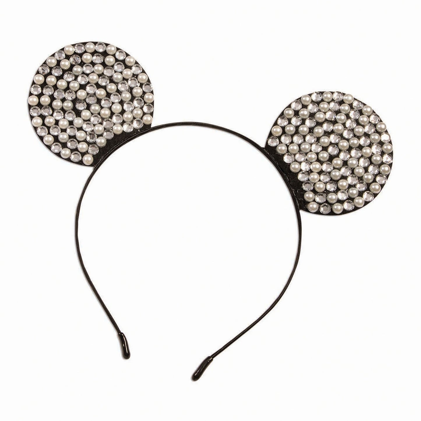 Mouse Ears Rhinestone + Pearl 1