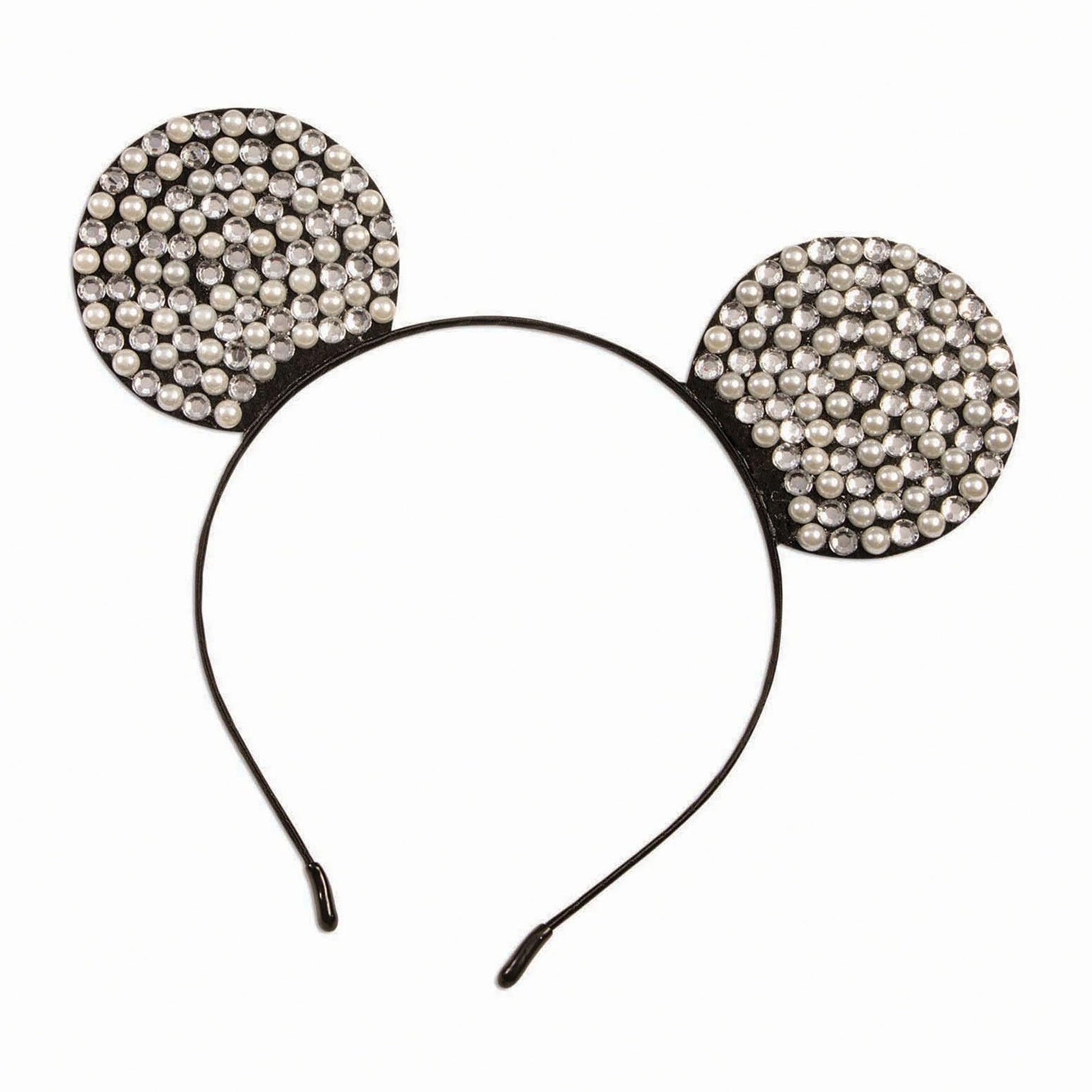 Mouse Ears Rhinestone + Pearl 1