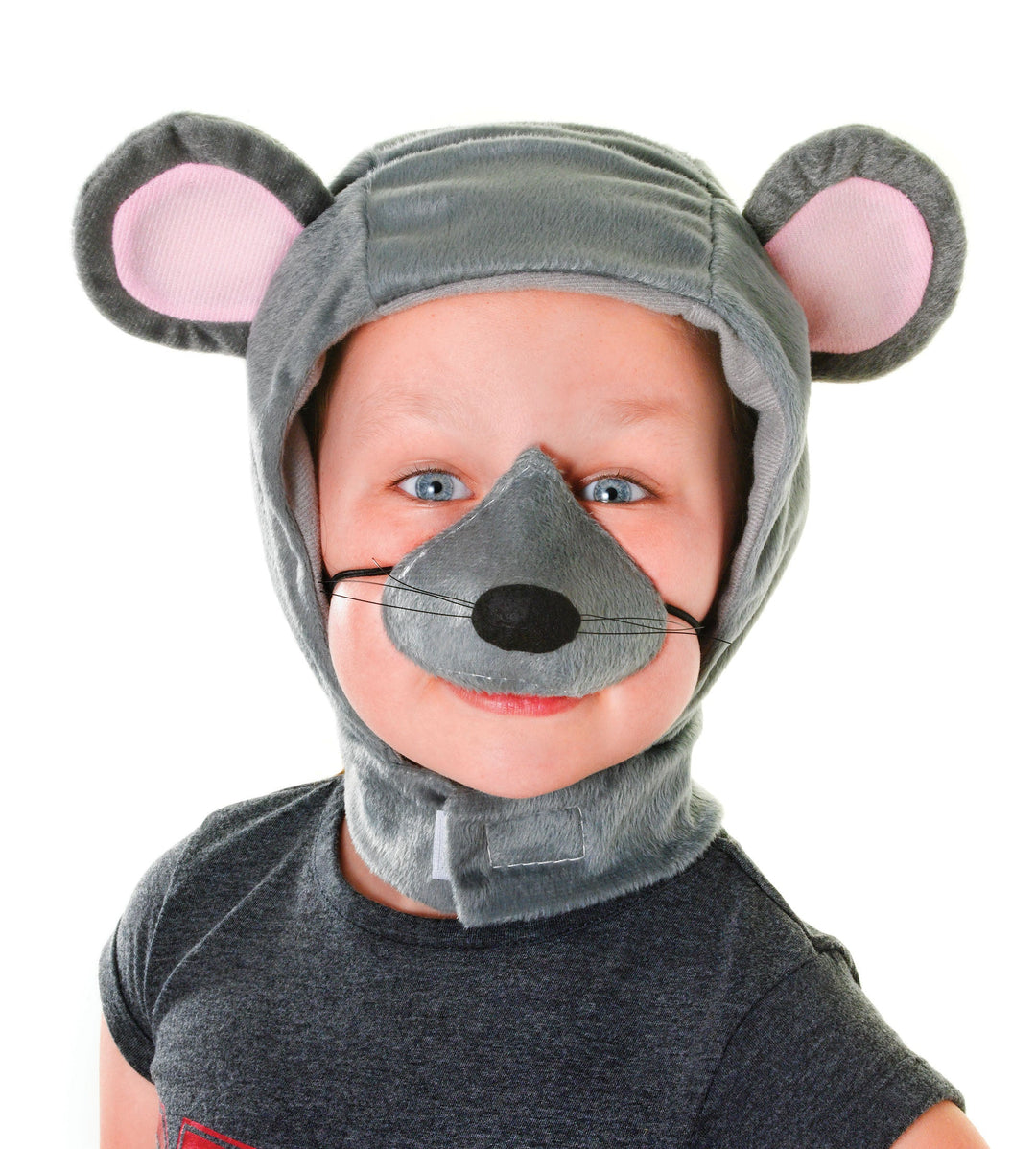 Mouse Set Childs Hood + Nose Instant Disguise Unisex Mouse Set Childs Hood + Nose Instant Disguise Unisex