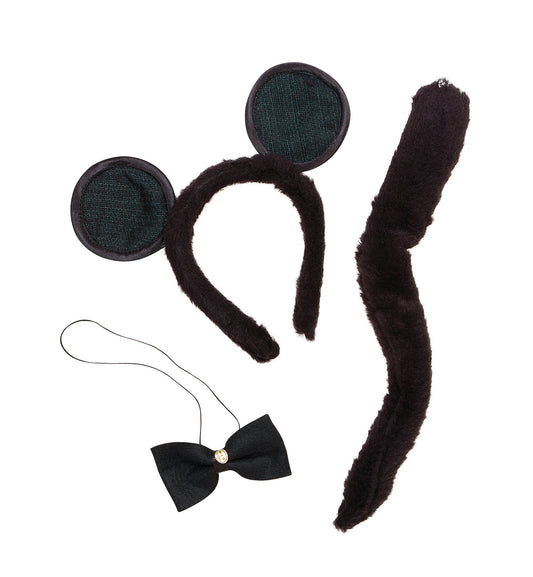 Mouse Set Instant Disguise Mickey Ears and Tail Kit 2