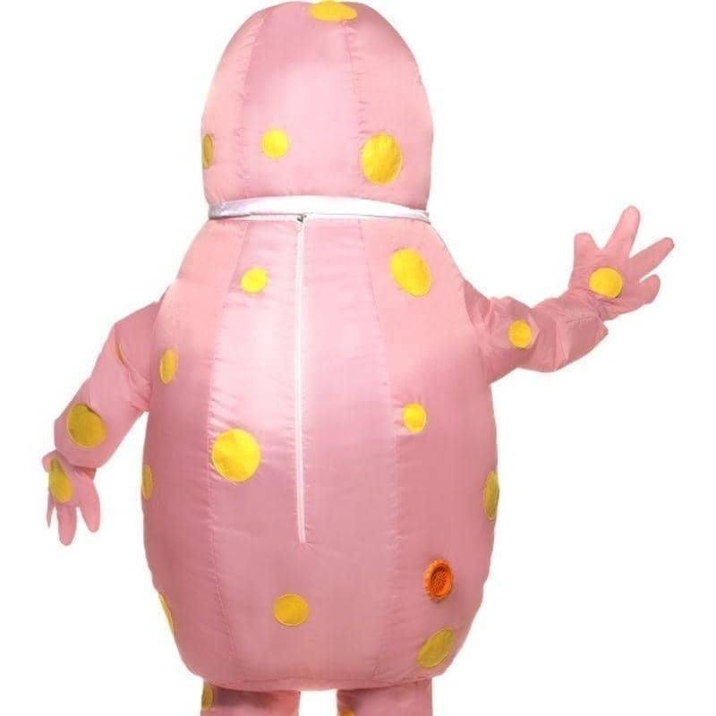 Mr Blobby Costume Licensed Adult Pink Yellow Inflatable 2