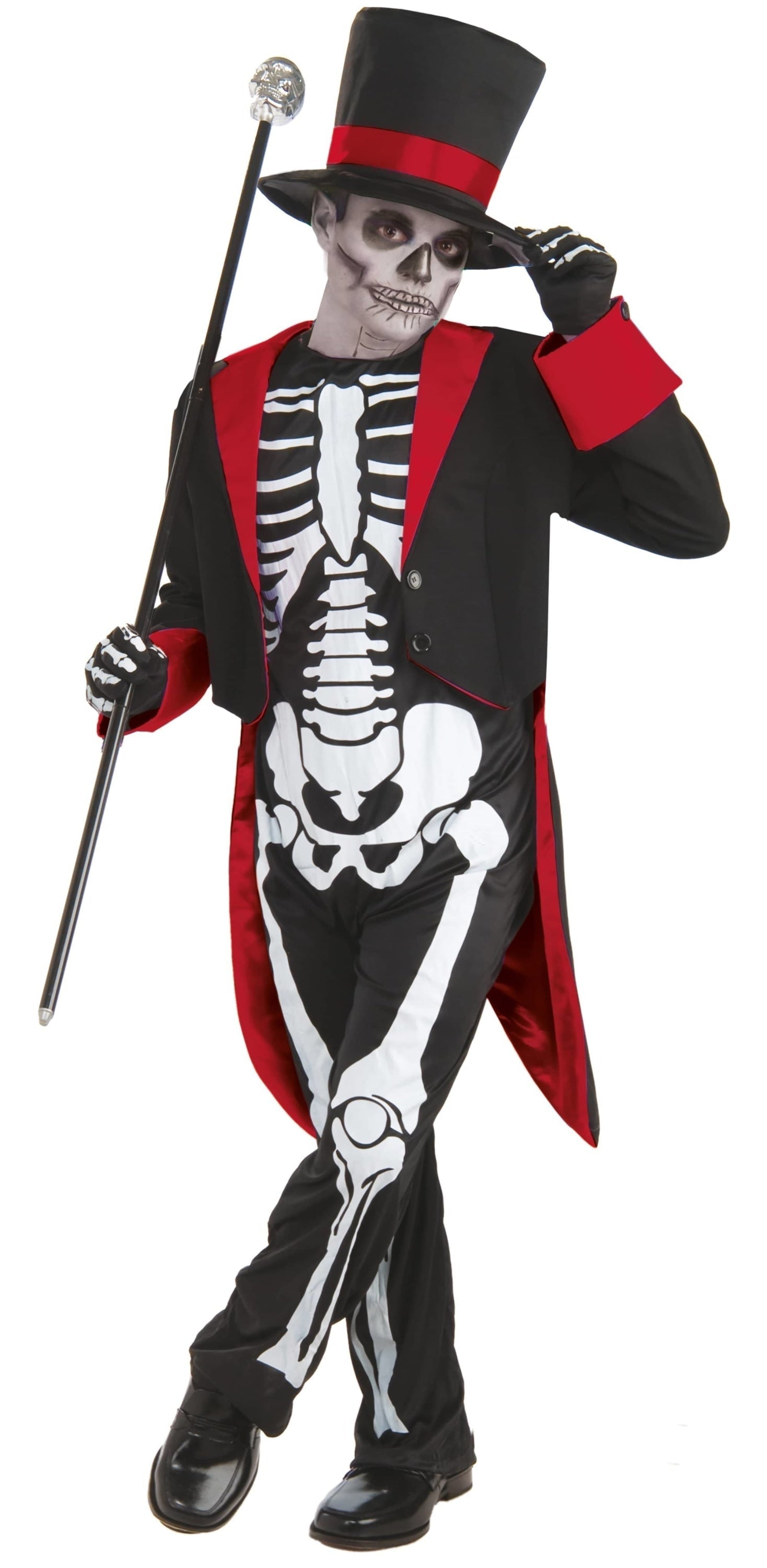 Mr Bone Jangles Costume Childrens Voodoo Priest 1